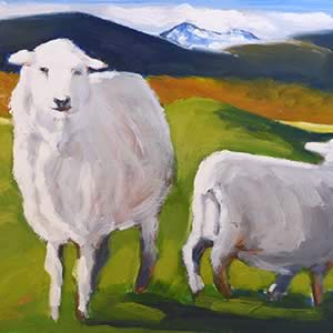 Winter – Two Ewes